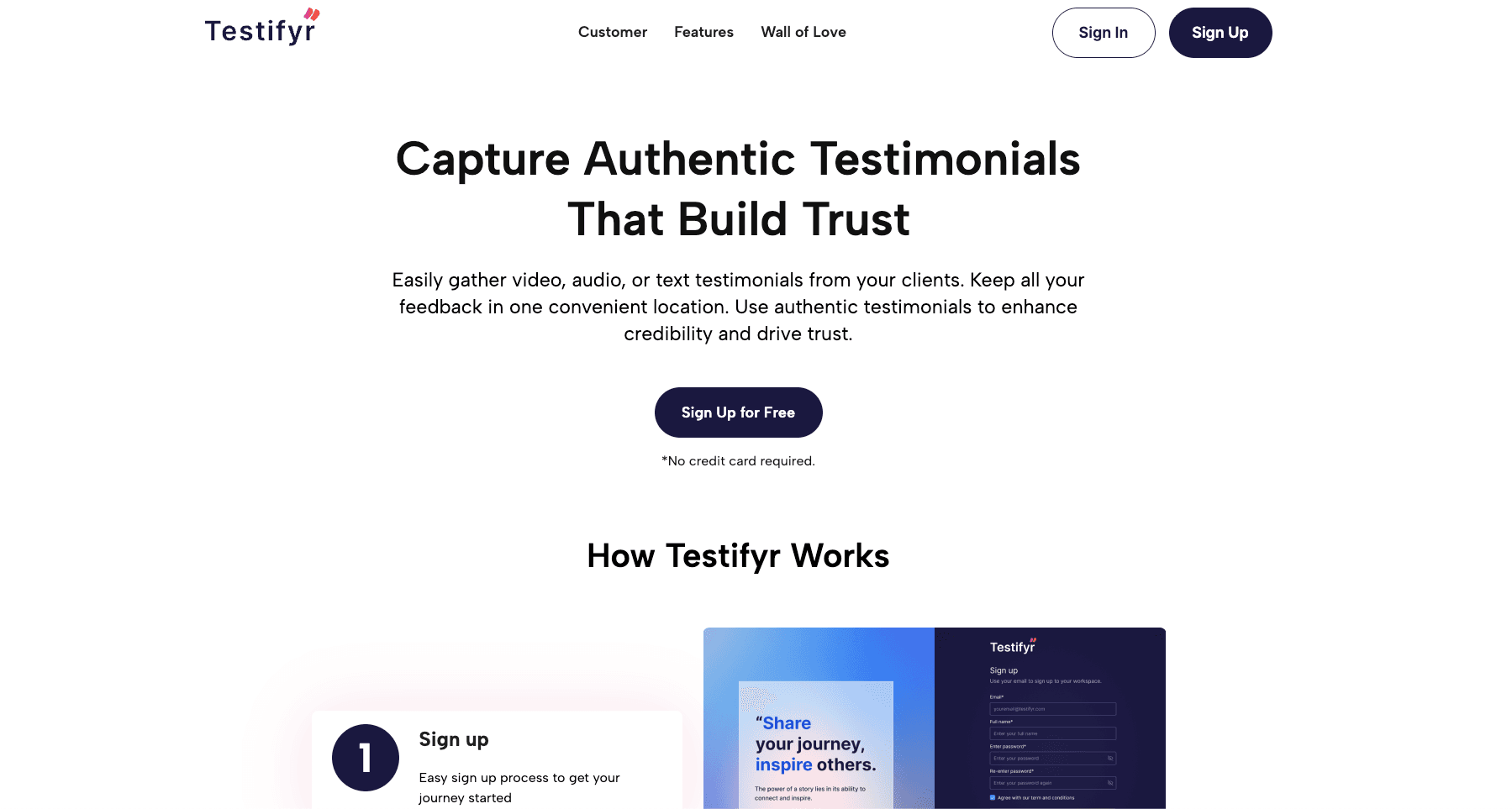 Testifyr